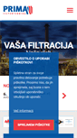 Mobile Screenshot of prima-filtertehnika.si